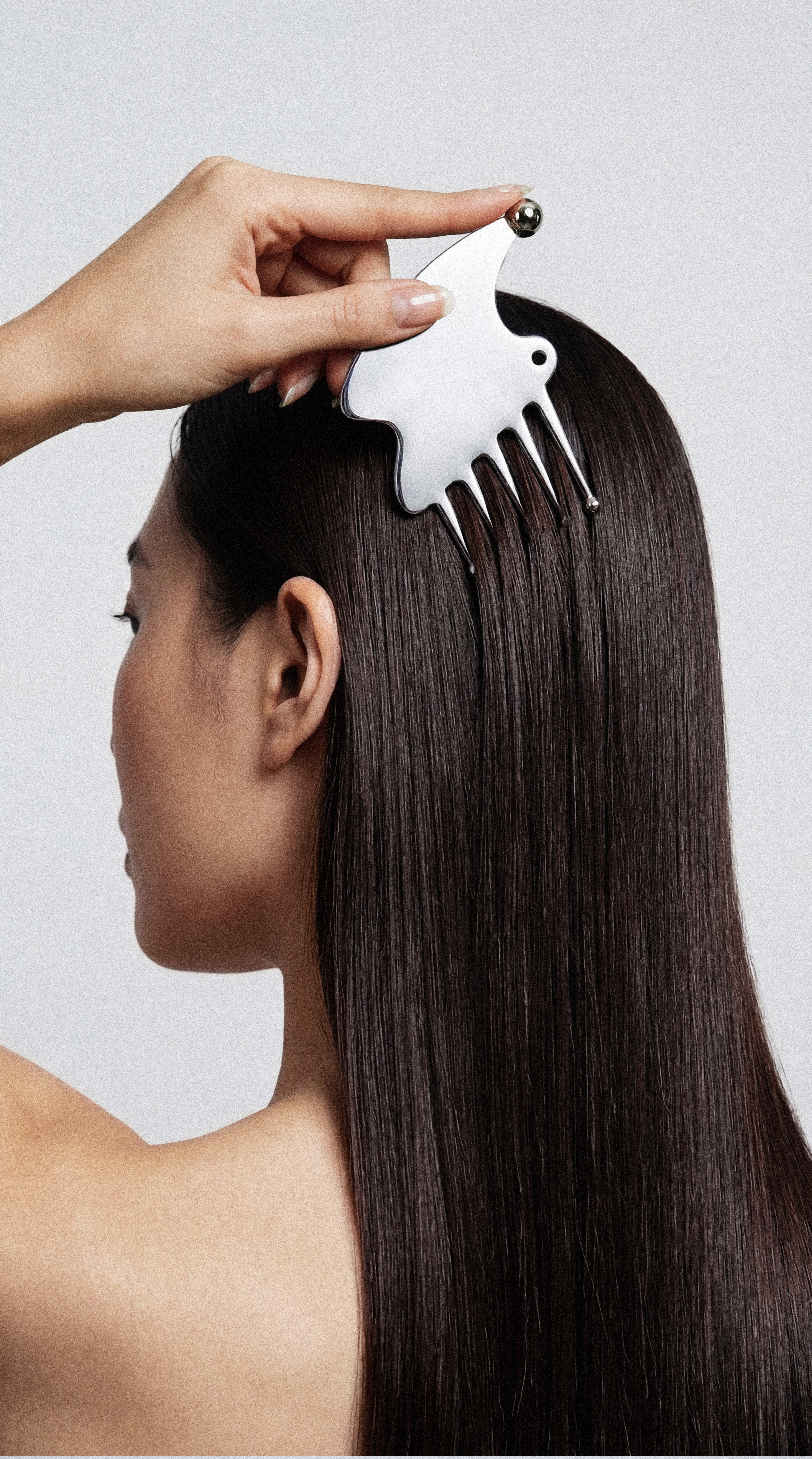 JÖKL 메탈 괄사 두피 사용 장면